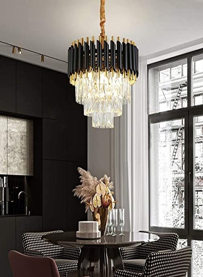 Weldecor Antique Designer Chandelier Ceiling Light Made of Alloy | Designer Jhoomer for Living Room (Gold Black, Warm White, M8309) (Raindrop Style) - Image 5